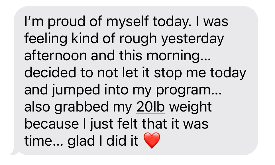 Positive testimonials